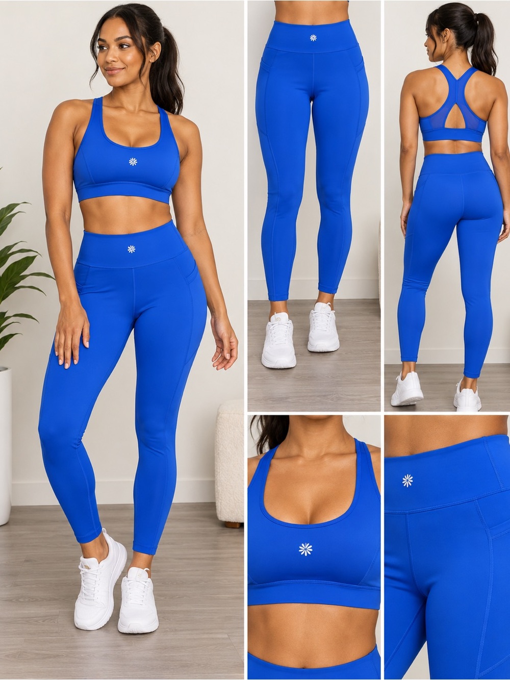 Athleta Interval Bra - Vivid Royal Blue